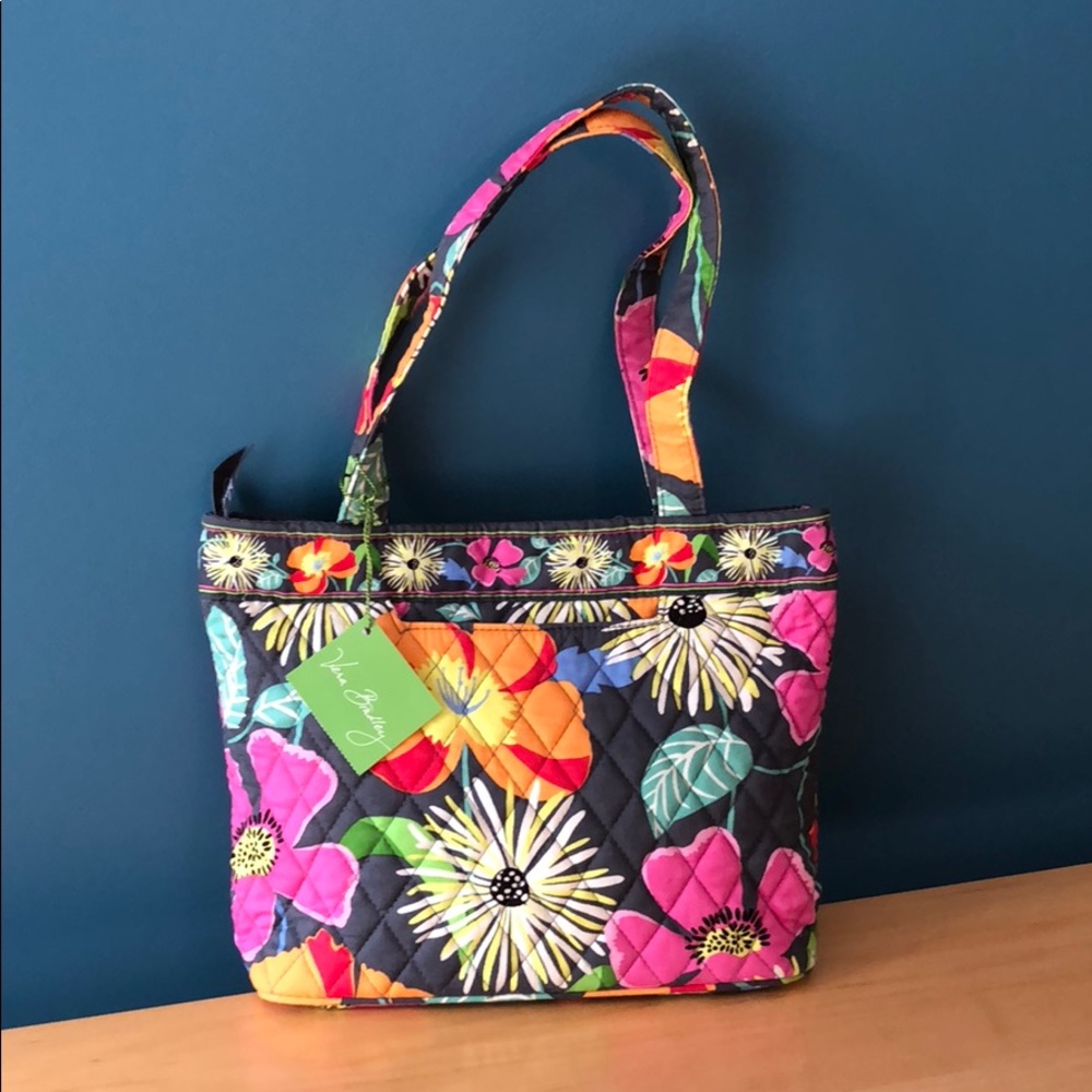 NWT Vera Bradley Petite Tote in Jazzy Blooms